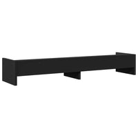 Supporto per Monitor Nero 100x24x16 cm in Legno Multistrato 854725