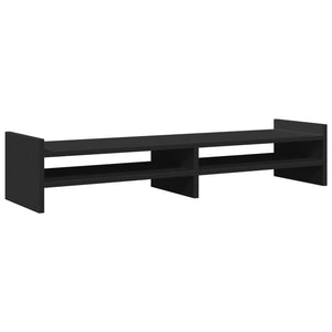 Supporto per Monitor Nero 100x27x20 cm in Legno Multistrato 854788