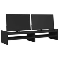 Supporto per Monitor Nero 100x27x20 cm in Legno Multistrato 854788