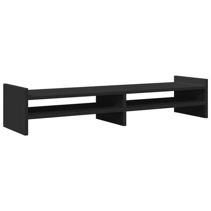 Supporto per Monitor Nero 100x27x20 cm in Legno Multistrato 854788