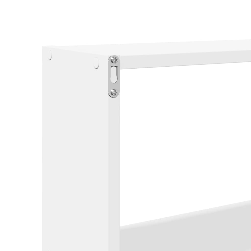 Mobile a Parete 158x18x53 cm Bianco in Legno Multistrato 854814