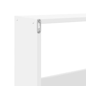 Mobile a Parete 158x18x53 cm Bianco in Legno Multistrato 854814