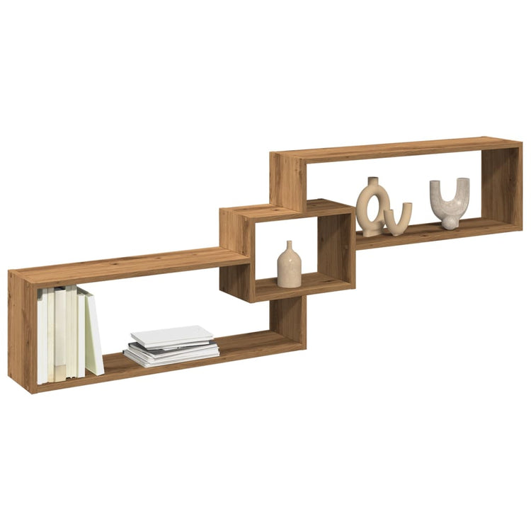 Mobile a Parete 158x18x53 cm Artigianale in Legno Multistrato 854822