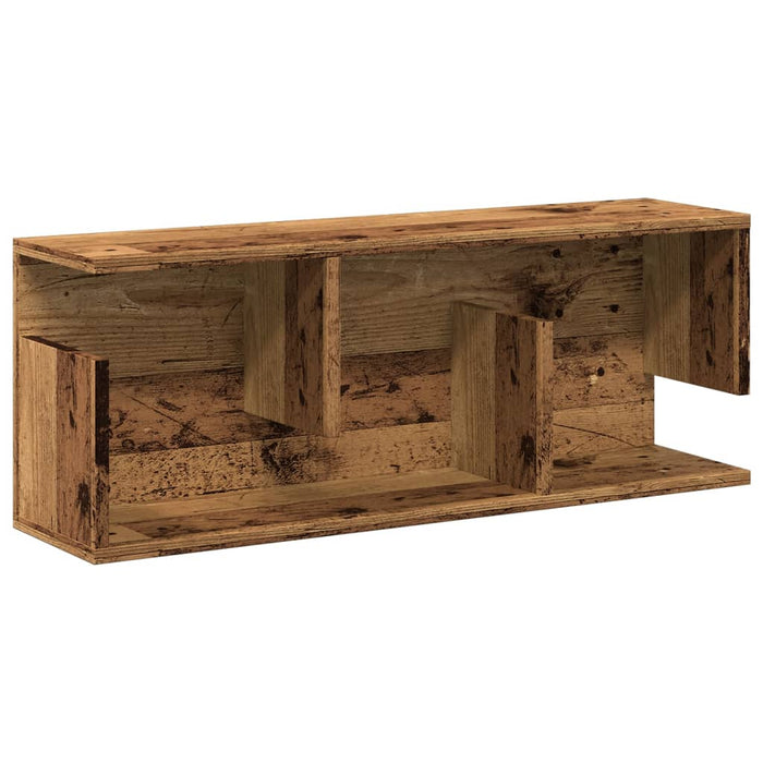 Mobile a Parete 80x20x30 cm Legno Antico in Legno Multistrato 854839