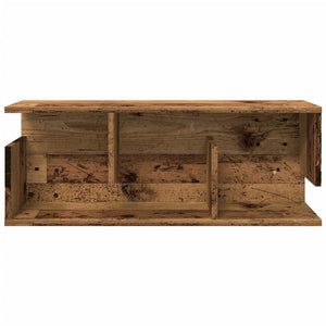 Mobile a Parete 80x20x30 cm Legno Antico in Legno Multistrato 854839