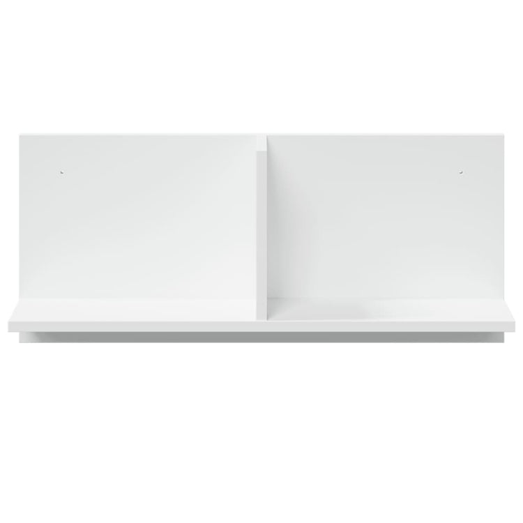 Mobile a Parete 70x16,5x30 cm Bianco in Legno Multistrato 854850