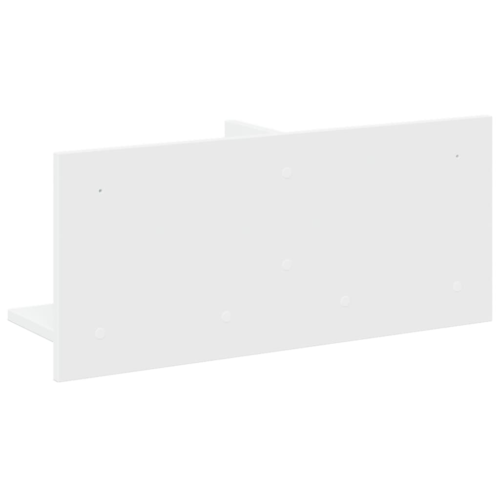 Mobile a Parete 70x16,5x30 cm Bianco in Legno Multistrato 854850