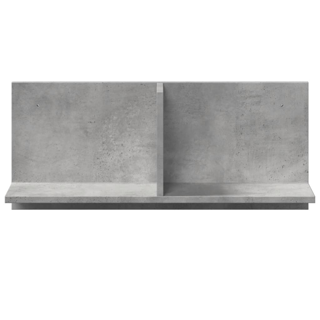 Mobile a Parete 70x16,5x30 cm Grigio Cemento Legno Multistrato 854853