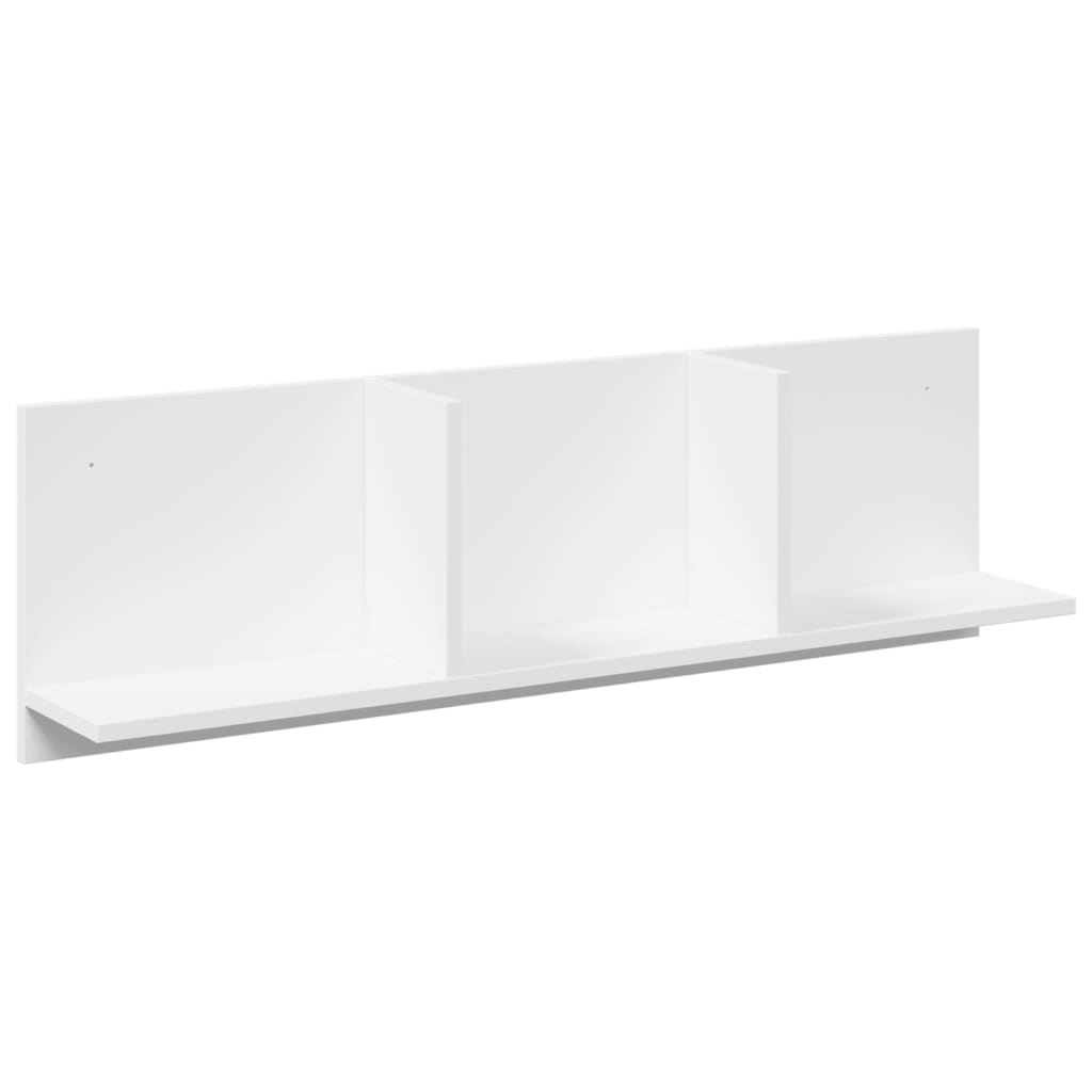 Mobile a Parete 100x16,5x30 cm Bianco in Truciolato 854859