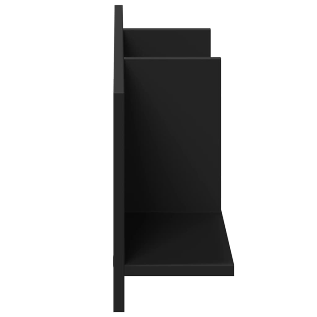 Mobile a Parete 100x16,5x30 cm Nero in Truciolato 854860