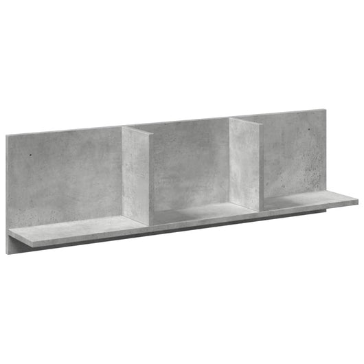 Mobile a Parete 100x16,5x30 cm Grigio Cemento in Truciolato 854862