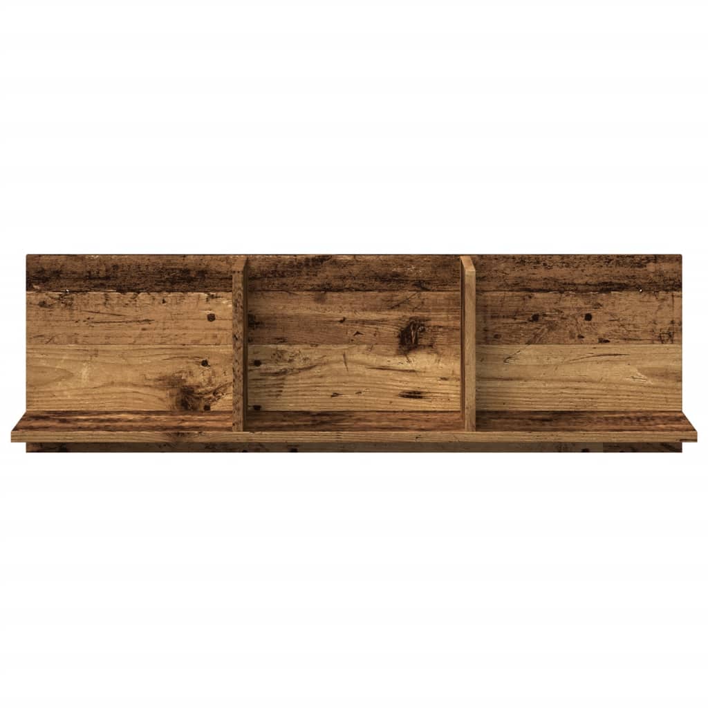 Mobile a Parete 100x16,5x30 cm Legno Antico in Truciolato 854866