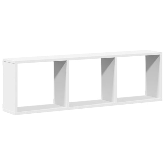 Mobile a Parete 100x16x30 cm Bianco in Legno Multistrato 854868