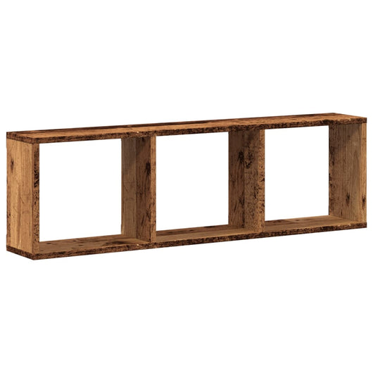 Mobile a Parete 100x16x30 cm Legno Antico in Legno Multistrato 854875