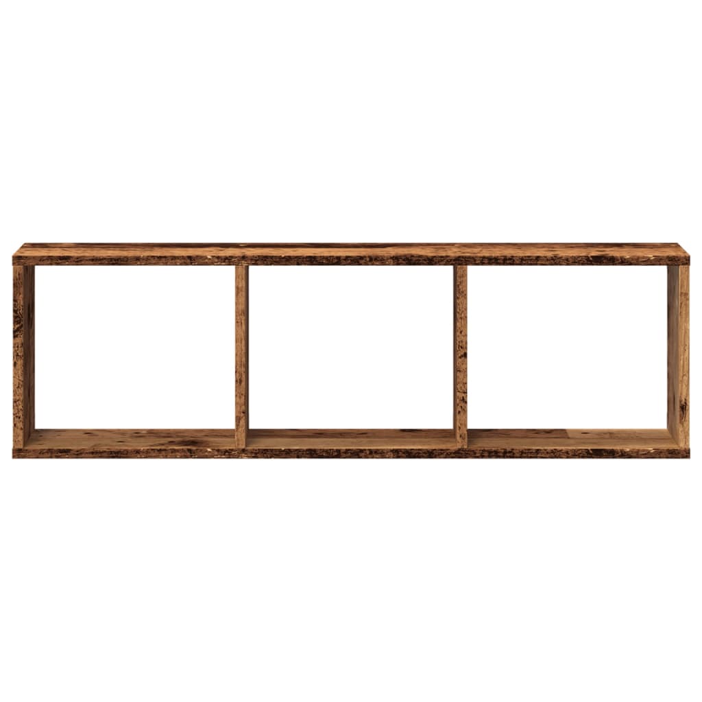 Mobile a Parete 100x16x30 cm Legno Antico in Legno Multistrato 854875