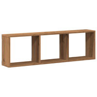 Mobile a Parete 100x16x30 cm Artigianale in Legno Multistrato 854876