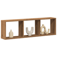 Mobile a Parete 100x16x30 cm Artigianale in Legno Multistrato 854876