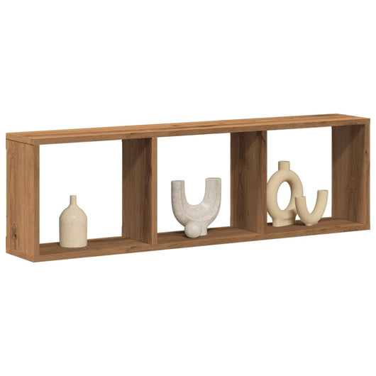 Mobile a Parete 100x16x30 cm Artigianale in Legno Multistrato 854876