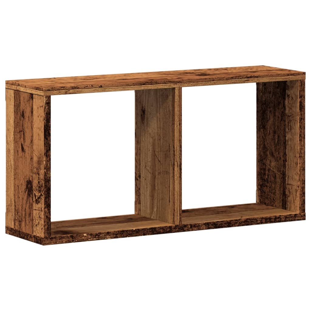 Mobile a Parete 60x16x30 cm Legno Antico in Legno Multistrato 854884