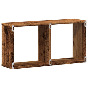 Mobile a Parete 60x16x30 cm Legno Antico in Legno Multistrato 854884