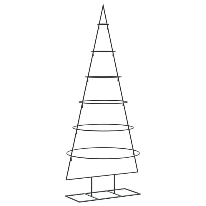 Albero di Natale Decorativo in Metallo Nero 180 cm 4018949