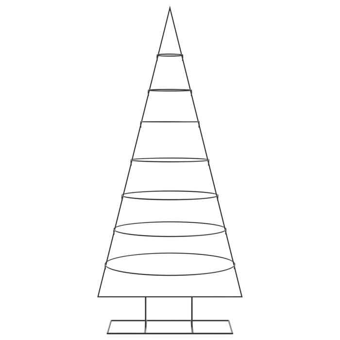 Albero di Natale Decorativo in Metallo Nero 210 cm 4018950