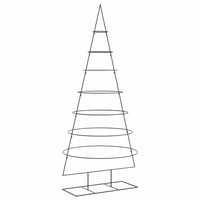 Albero di Natale Decorativo in Metallo Nero 210 cm 4018950