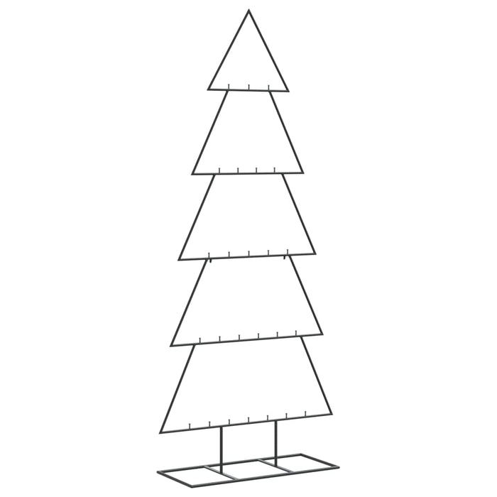 Albero di Natale Decorativo in Metallo Nero 150 cm 4018951