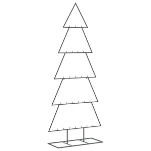 Albero di Natale Decorativo in Metallo Nero 150 cm 4018951