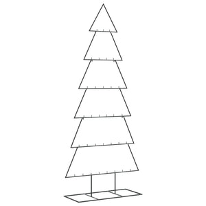 Albero di Natale Decorativo in Metallo Nero 180 cm 4018952