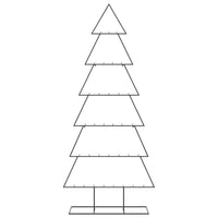 Albero di Natale Decorativo in Metallo Nero 180 cm 4018952