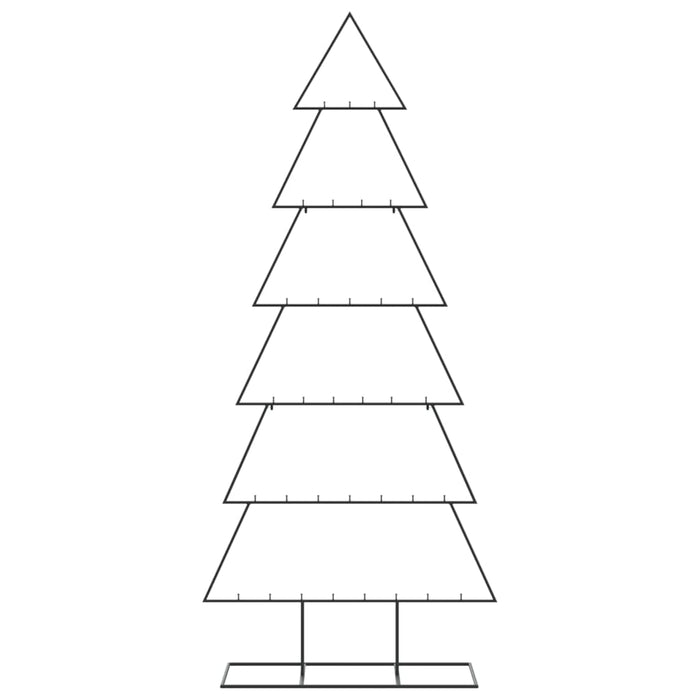 Albero di Natale Decorativo in Metallo Nero 180 cm 4018952