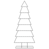 Albero di Natale Decorativo in Metallo Nero 210 cm 4018953