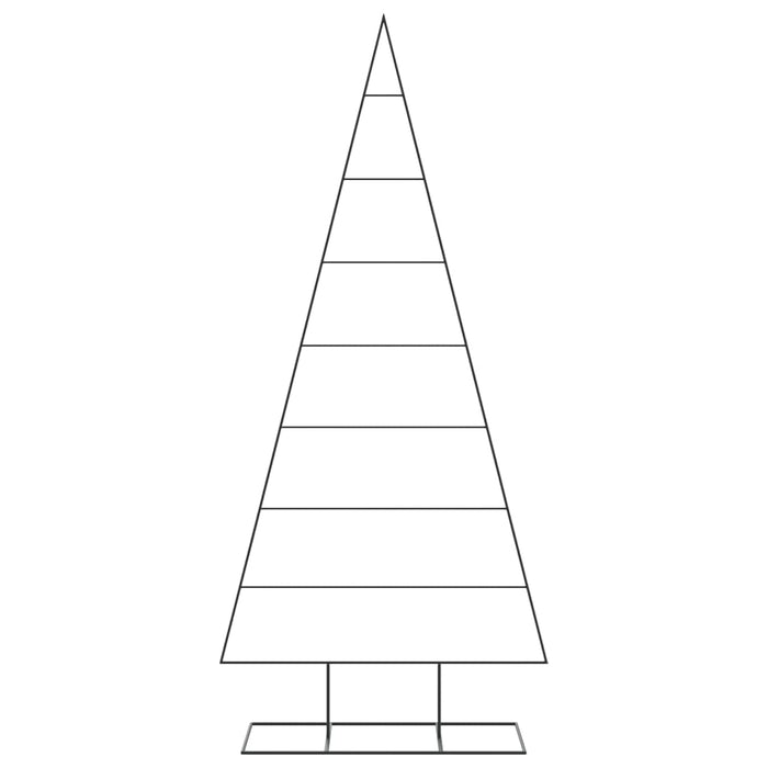 Albero di Natale Decorativo in Metallo Nero 210 cm 4018956