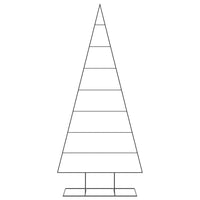 Albero di Natale Decorativo in Metallo Nero 210 cm 4018956