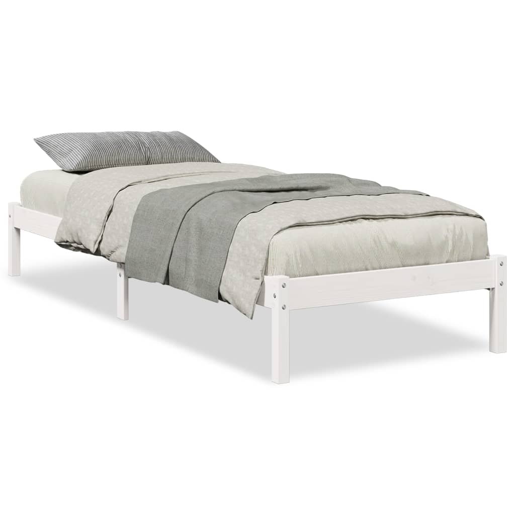 Letto Extra Lungo senza Materasso 80x200 cm in Legno di Pino 852401