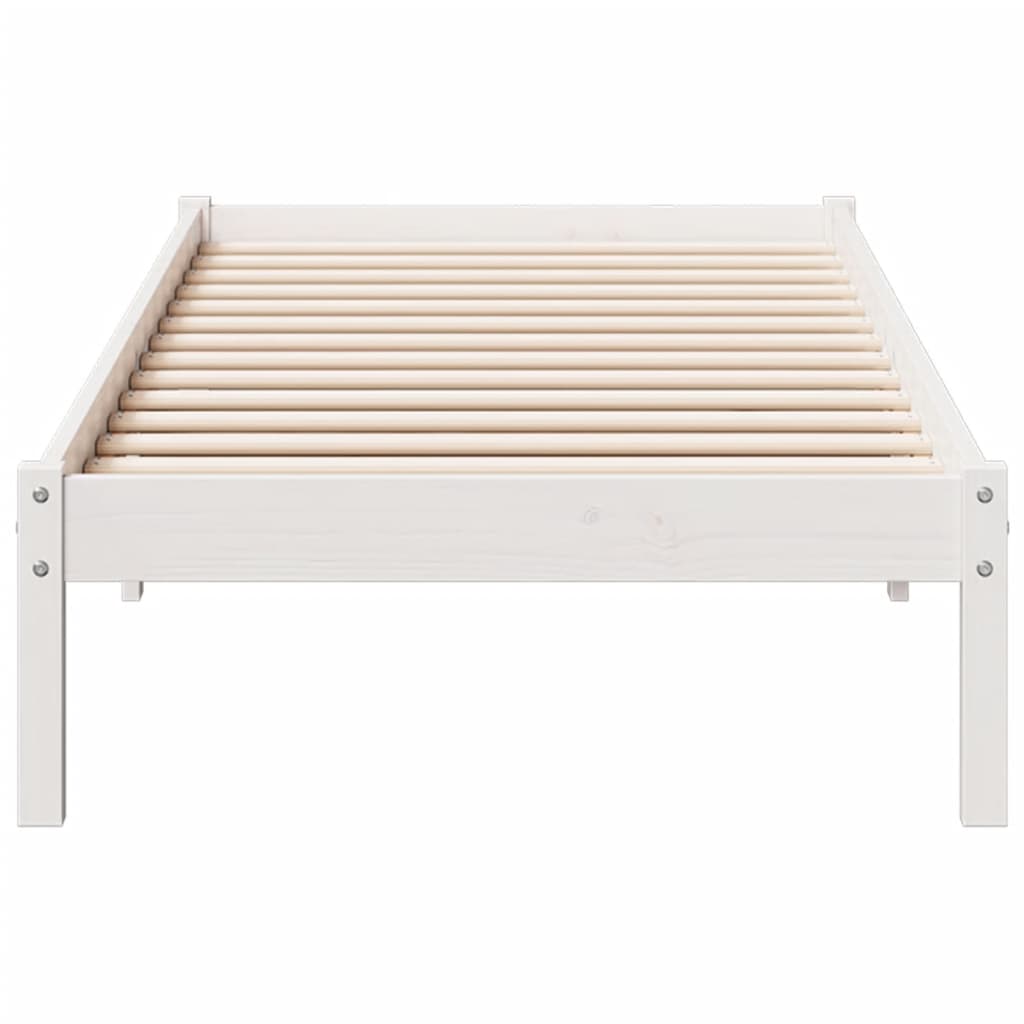 Letto Extra Lungo senza Materasso 80x200 cm in Legno di Pino 852401