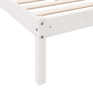 Letto Extra Lungo senza Materasso 80x200 cm in Legno di Pino 852401