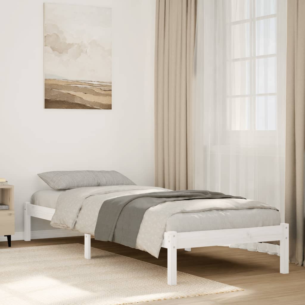 Letto Extra Lungo senza Materasso 80x200 cm in Legno di Pino 852401