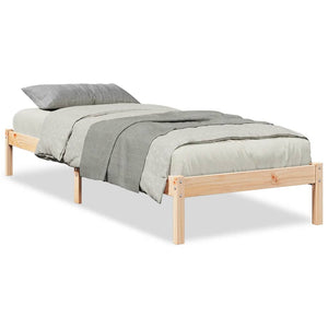 Letto Extra Lungo senza Materasso 90x210 cm in Legno di Pino 852402