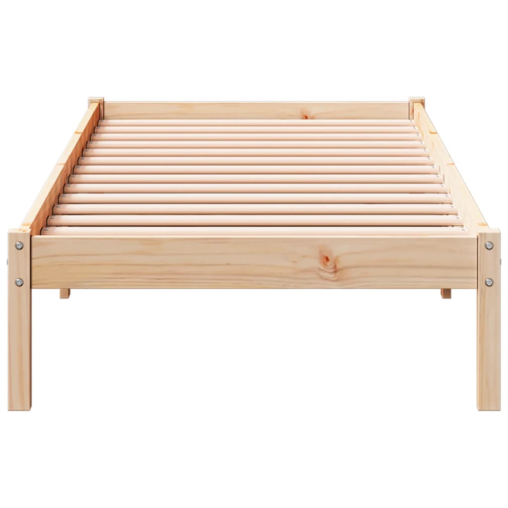 Letto Extra Lungo senza Materasso 90x210 cm in Legno di Pino 852402