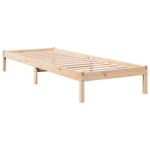 Letto Extra Lungo senza Materasso 90x210 cm in Legno di Pino 852402