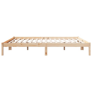 Letto Extra Lungo senza Materasso 200x210 cm in Legno di Pino 852412