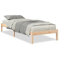 Letto Extra Lungo senza Materasso 90x220 cm in Legno di Pino 852416