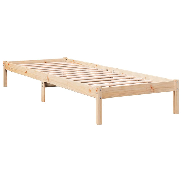 Letto Extra Lungo senza Materasso 90x220 cm in Legno di Pino 852416