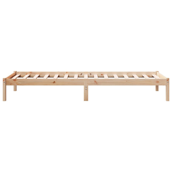 Letto Extra Lungo senza Materasso 90x220 cm in Legno di Pino 852416