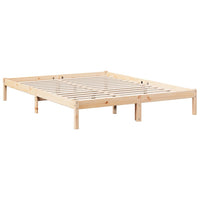 Letto Extra Lungo senza Materasso 140x220 cm in Legno di Pino 852420