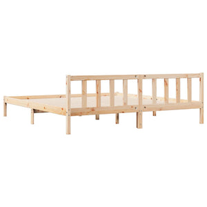 Letto Extra Lungo senza Materasso 200x210 cm in Legno di Pino 852440