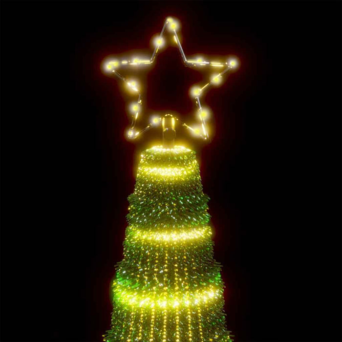 Albero di Natale a LED 475 LED Bianco Caldo 247 cm 4016396