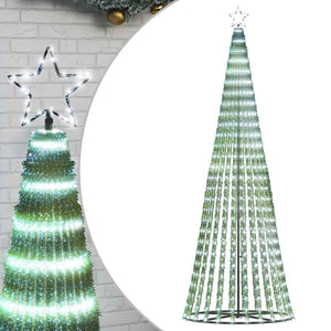 Illuminazione Albero Natale a Cono 475LED Bianco Freddo 247cm 4016397